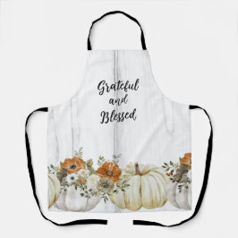 感謝と賛美かぼちゃの花感謝祭 エプロン