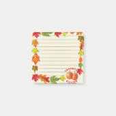 感謝と賛美後のメモ ポストイット (正面)