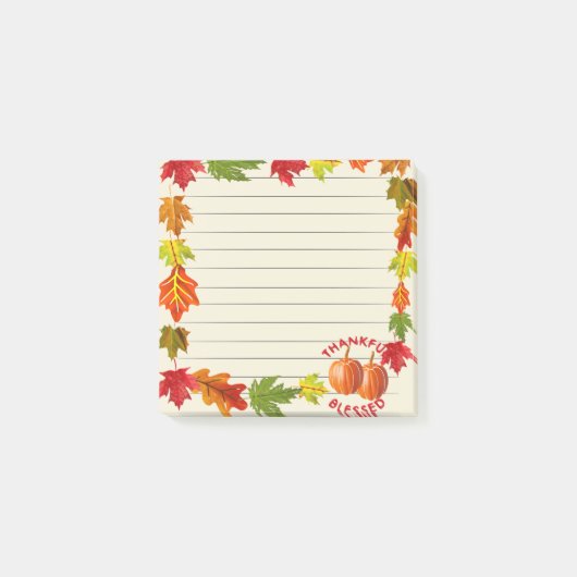 感謝と賛美後のメモ ポストイット (正面)