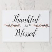 感謝と賛美紙ランチョンマット ペーパーパッド (正面)