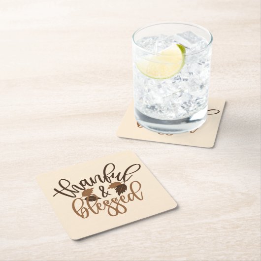 感謝と賛美 スクエアペーパーコースター (インサイチュ)