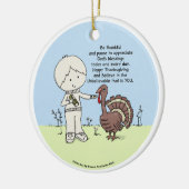 感謝と賛美 セラミックオーナメント (左)