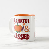 感謝と賛美 ツートーンマグカップ (正面左)