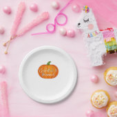 感謝と賛美 – パンプキン秋感謝祭 ペーパープレート (パーティー)