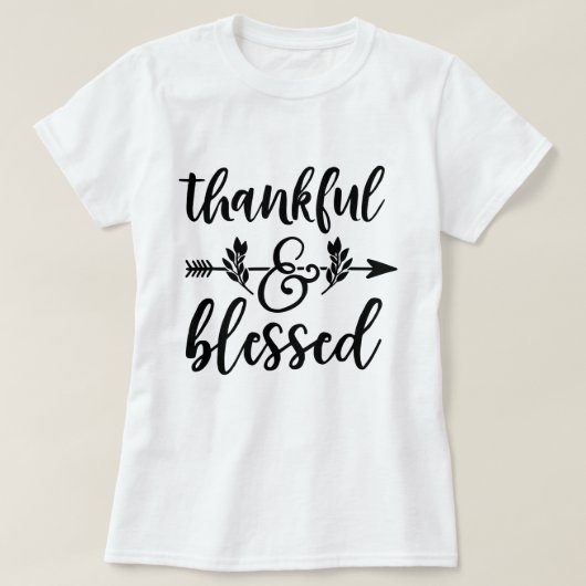 感謝と賛美 Tシャツ (デザイン正面)