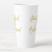 感謝と高賛美さいラテ カフェラテマグ (正面)