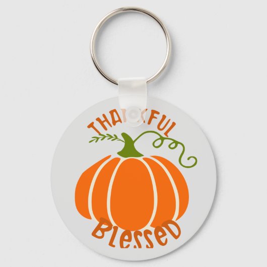 感謝と：キ賛美ーチェーン キーホルダー (正面)