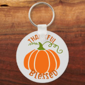 感謝と：キ賛美ーチェーン キーホルダー (正面)