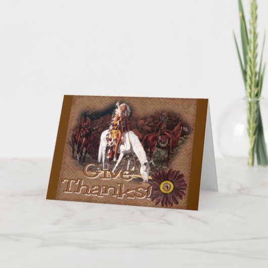 感謝にインドの挨拶状を与えて下さい サンキューカード (正面)