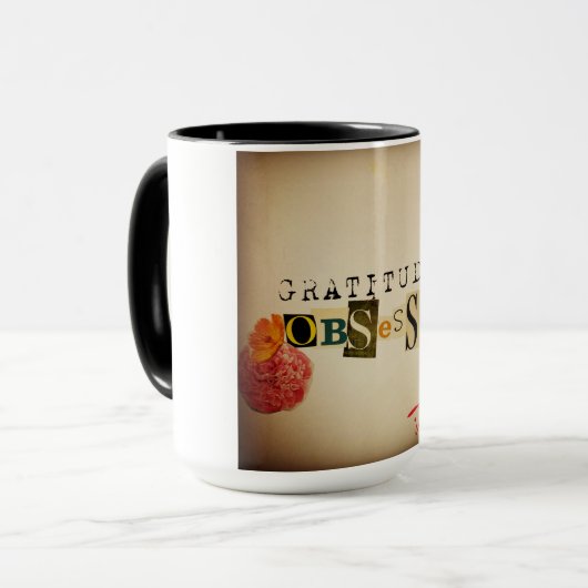 感謝に取り付けられたコーヒーマグ マグカップ (正面左)