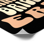 感謝に満ちた花嫁の時代のTシャツ 感謝祭Tシャツ 家族 ポスター (角)