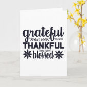 感謝に満ちている 感謝すべき 幸せな カード (黄色い花)