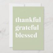 感謝に満ちて 幸せと喜びに満ちて | 感謝祭の名言 シーズンカード (正面)
