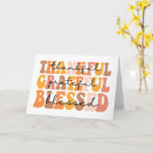 感謝に満ちる 感謝する 祝福された カード (黄色い花)