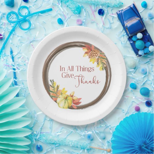 感謝に紙皿を与えて下さい ペーパープレート (パーティー)