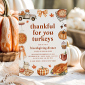 感謝のあなたと一緒に楽しむ、秋のフレンドスキービング・ディナー 招待状