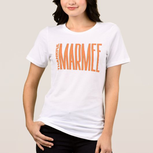 感謝のおばあちゃんギニナミミおばあちゃん トライブレンドＴシャツ (正面)