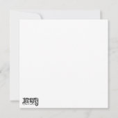 感謝のおもしろいフォークカラフルインスピレーション (裏面)