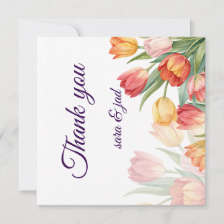 感謝のお花のカード サンキューカード