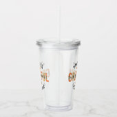 感謝のかわいい賛美秋感謝祭 アクリルタンブラー (右)