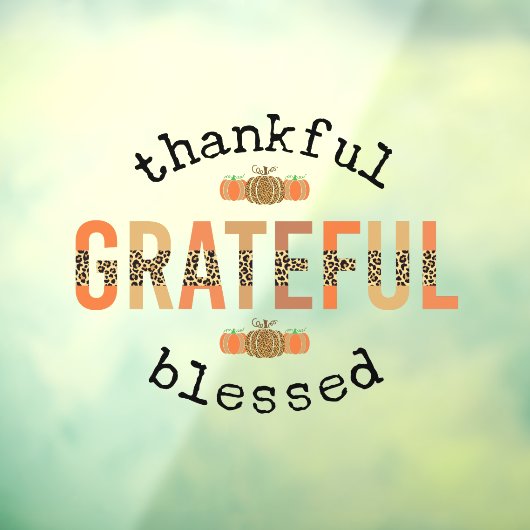 感謝のかわいい賛美秋感謝祭 ウィンドウサイン (シート3)