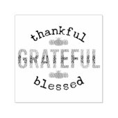 感謝のかわいい賛美秋感謝祭 セルフインキングスタンプ (デザイン)