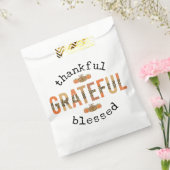 感謝のかわいい賛美秋感謝祭 フェイバーバッグ (封をした状態)