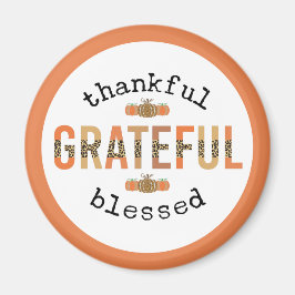 感謝のかわいい賛美秋感謝祭 マグネット