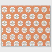 感謝のかわいい賛美秋感謝祭 ラッピングペーパー (フラット)