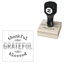 感謝のかわいい賛美秋感謝祭 ラバースタンプ