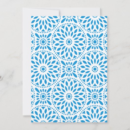 感謝のご招待、心からあなたに感謝 招待状 (裏面)