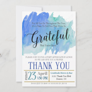 感謝のご招待、心からあなたに感謝 招待状