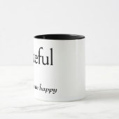 感謝のための辞書定義 マグカップ (中央)