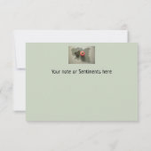 感謝のアップルありがとうフラットカード サンキューカード (裏面)