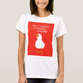 感謝のアヒルTシャツ Tシャツ (正面)