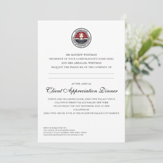 感謝のイベント 招待状 (スタンド正面)