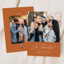 感謝のオレンジ2 Photo Thanksgiving シーズンカード