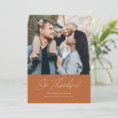 感謝のオレンジ2 Photo Thanksgiving シーズンカード (スタンド正面)