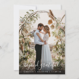 感謝のオーバーレイ写真を超え感謝していたあなた サンキューカード