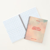 感謝のカスタム表明 ノートブック (内部)