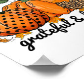 感謝のカボチャ感謝と賛美 ポスター (角)