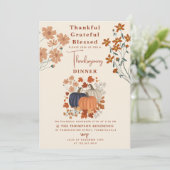 感謝のカボチャ賛美ン感謝祭 招待状 (スタンド正面)