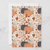 感謝のカボチャ賛美ン感謝祭 招待状 (裏面)