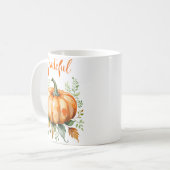 感謝のカボチャ コーヒーマグカップ (正面左)