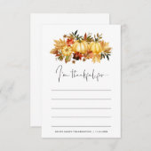 感謝のカードをありがとう エンクロージャーカード (正面/裏面)