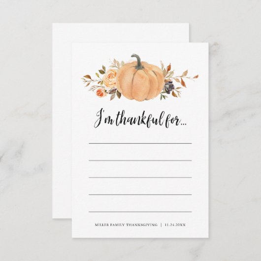 感謝のカードをありがとう エンクロージャーカード (正面/裏面)