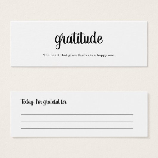 感謝のカード (正面&裏面)