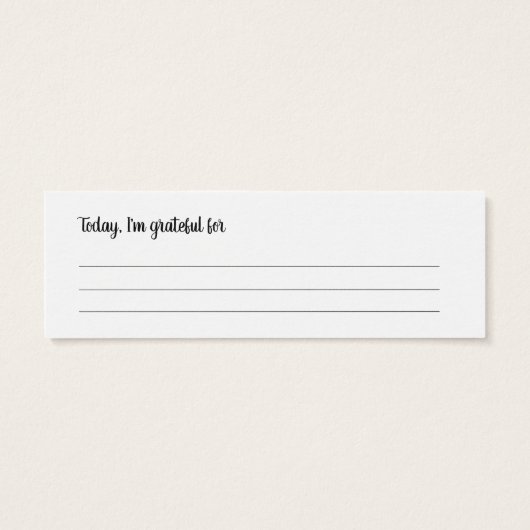 感謝のカード (裏面)