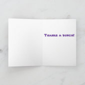 感謝のカード - あなたってすごい!(または、あなたってイイコ!) サンキューカード (内部)