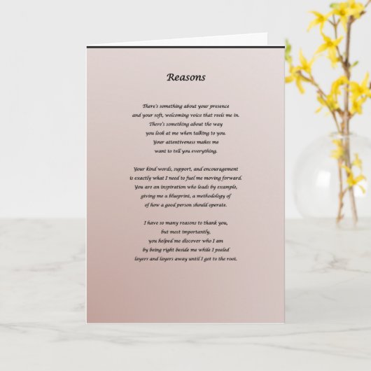 感謝のカード カード (黄色い花)